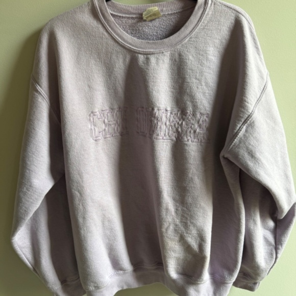 Light Purple Chi Omega Crewneck - Picture 4 of 4